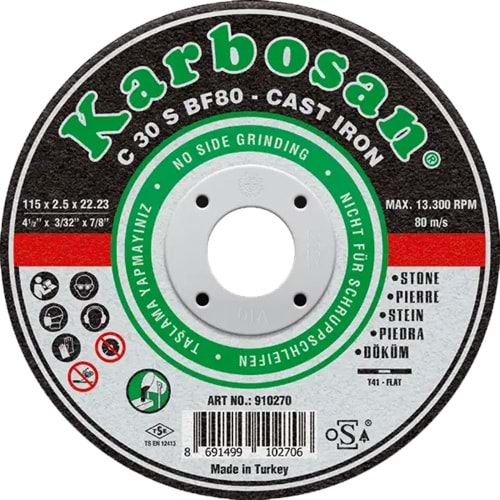 KARBOSAN MERMER KESİCİ 180x3.0x22.23