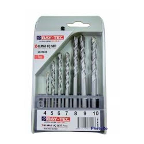 BAY-TEC MU1801 ELMAS UÇ SETİ 7 PARÇA