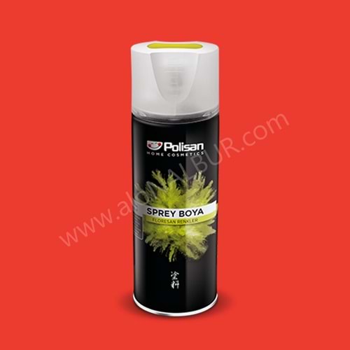 POLİSAN SPREY BOYA FLORESAN KIRMIZI 519