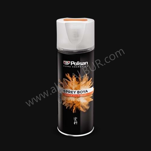 POLİSAN SPREY BOYA MAT SİYAH 526 RAL 9004