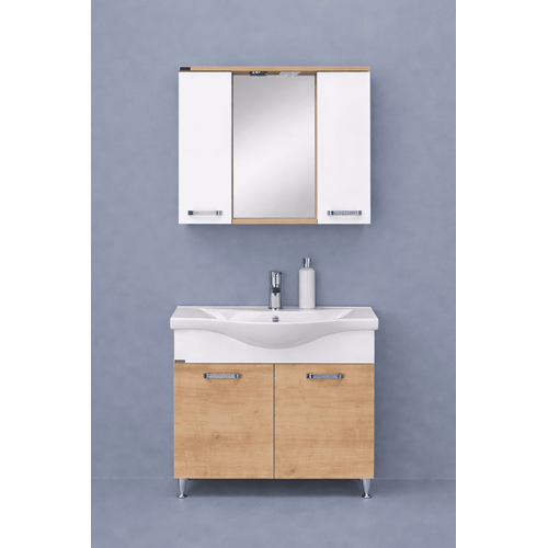 BİANİ BANYO DOLABI ARAL 80CM SAFİR MEŞE