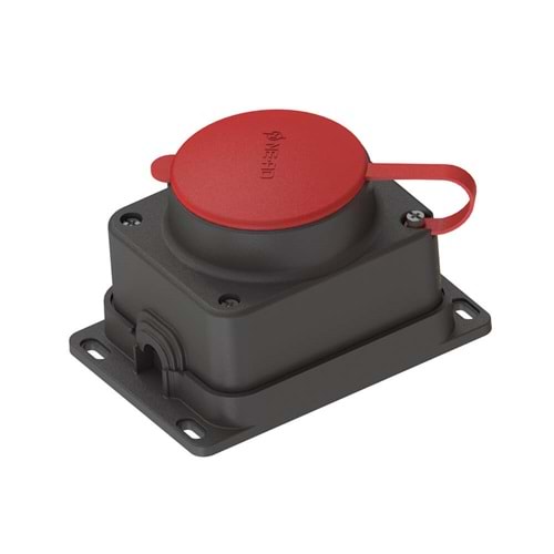 KAUÇUK DUVAR PRİZ TRİFAZE 3*25