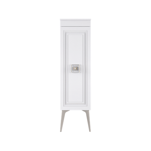 BİANİ BOY DOLABI NİLE ANTIQUE WHITE CHROME