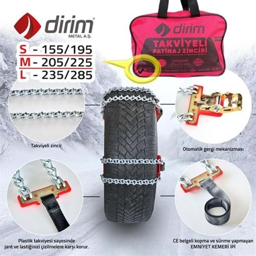 DİRİM KZ103 KAR ZİNCİRİ LARGE