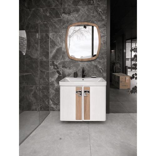 PİERRE CARDİN BANYO DOLABI ABIS 80CM A.WHITE WILLOW