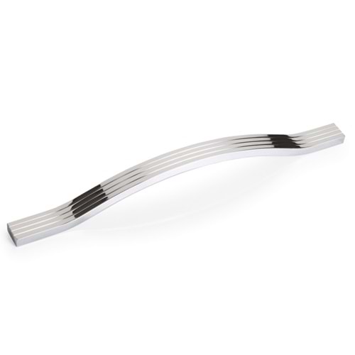 KULP ERAKS AKASYA ÇİZGİLİ KROM 160mm