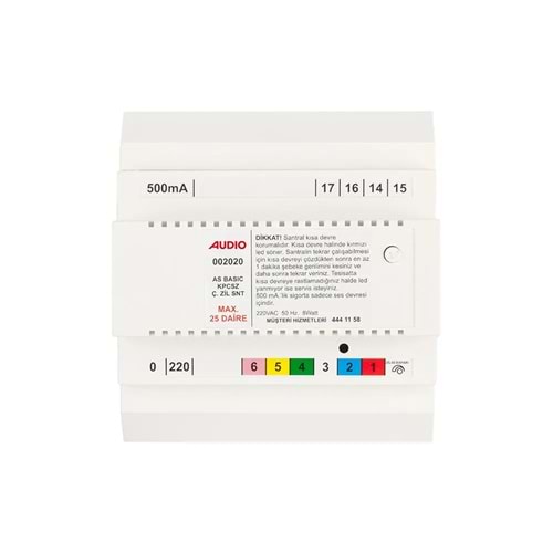 AUDİO ÇİFT ZİLLİ BASİC SANTRAL 202 (002020)