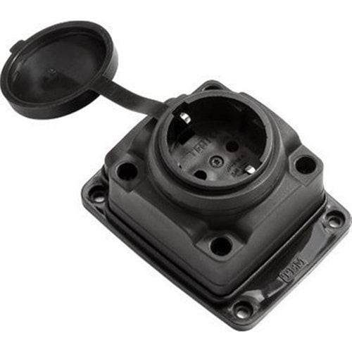 KAUÇUK MONOFAZE DUVAR PRİZ DİŞİ