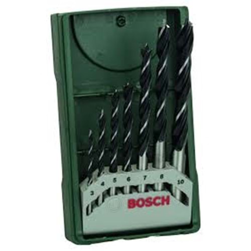 BOSCH X-LİNE MİNİ 7 PARÇA AHŞAP MATKAP UÇ SETİ