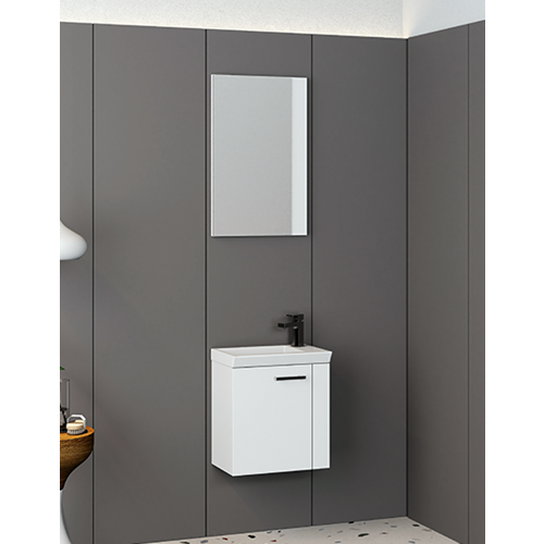 BİANİ BANYO DOLABI MINIBOX 45CM MAT WHİTE