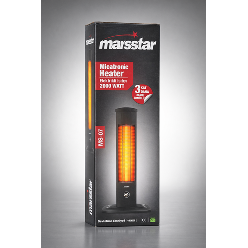 Marsstar MS-07 Micatronic 2000W Dikey Isıtıcı