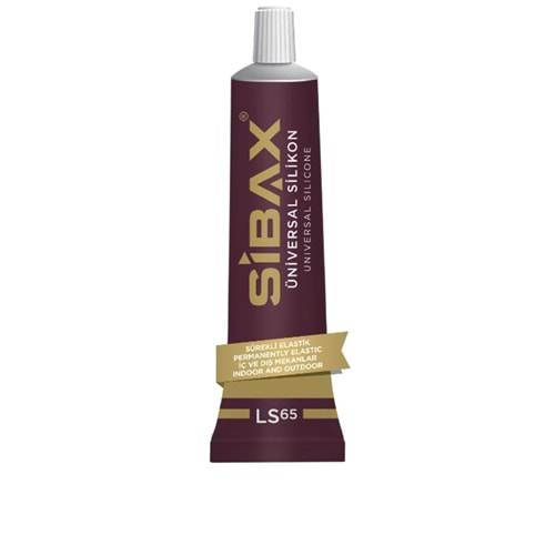 SİBAX LS65 TÜP SİLİKON BEYAZ 40ML