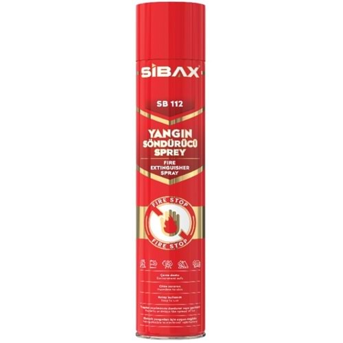 SİBAX SB112 YANGIN SÖNDÜRÜCÜ SPREY 1000ML