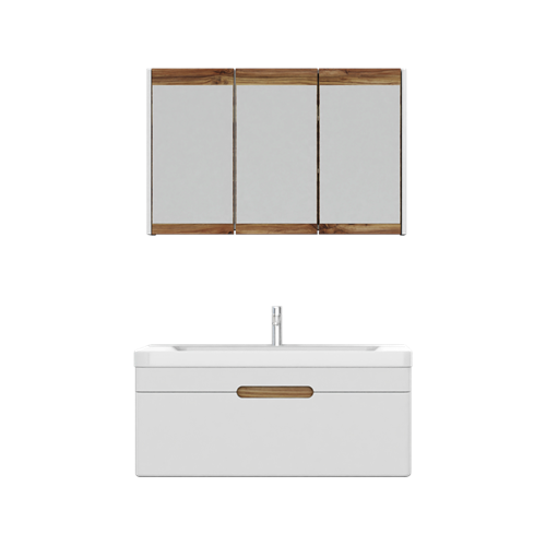 BİANİ BANYO DOLABI TONDO 105CM VIOLIN ANTIQUE WHITE