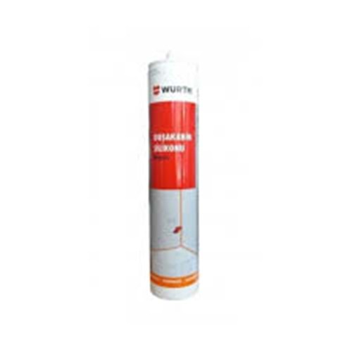WÜRTH DUŞAKABİN SİLİKONU BEYAZ 310 ML.