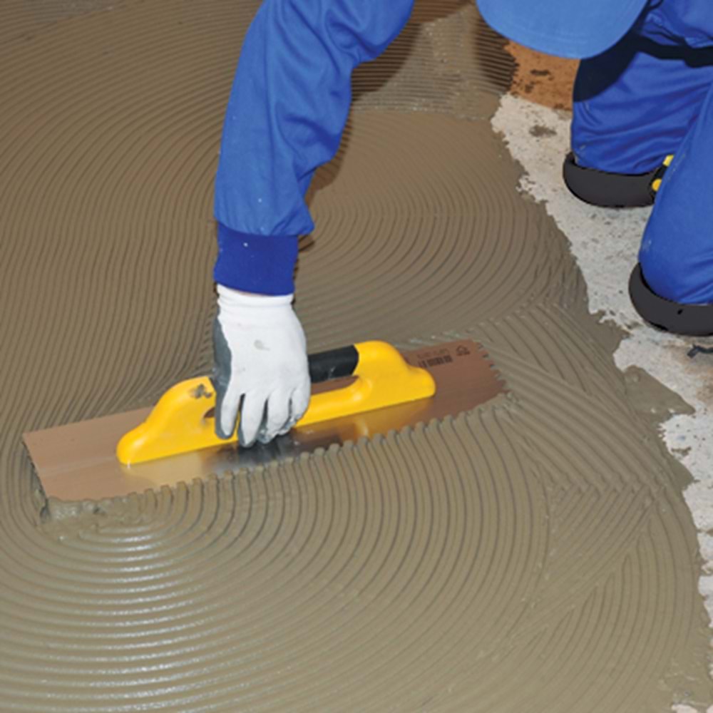DEKOR 831 SERAMİK MALA KAPALI PLASTİK SAPLI 40CM (12X12)