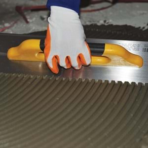 DEKOR 831 SERAMİK MALA KAPALI PLASTİK SAPLI 40CM (12X12)