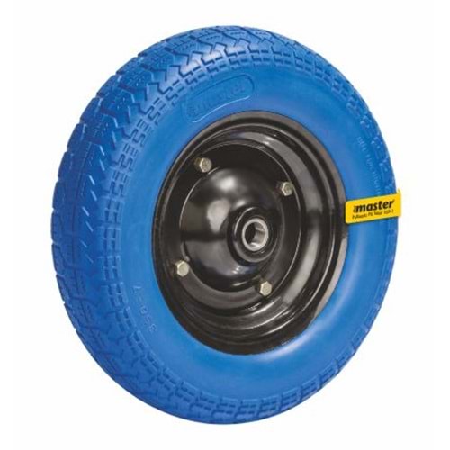 AKY EL ARABASI TEKERLEK PATLAMAZ PU TEKER (MAVİ)