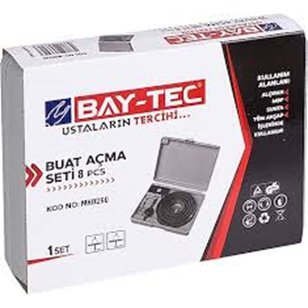BAY-TEC MK0290 BUAT AÇMA SETİ 8 PARÇA