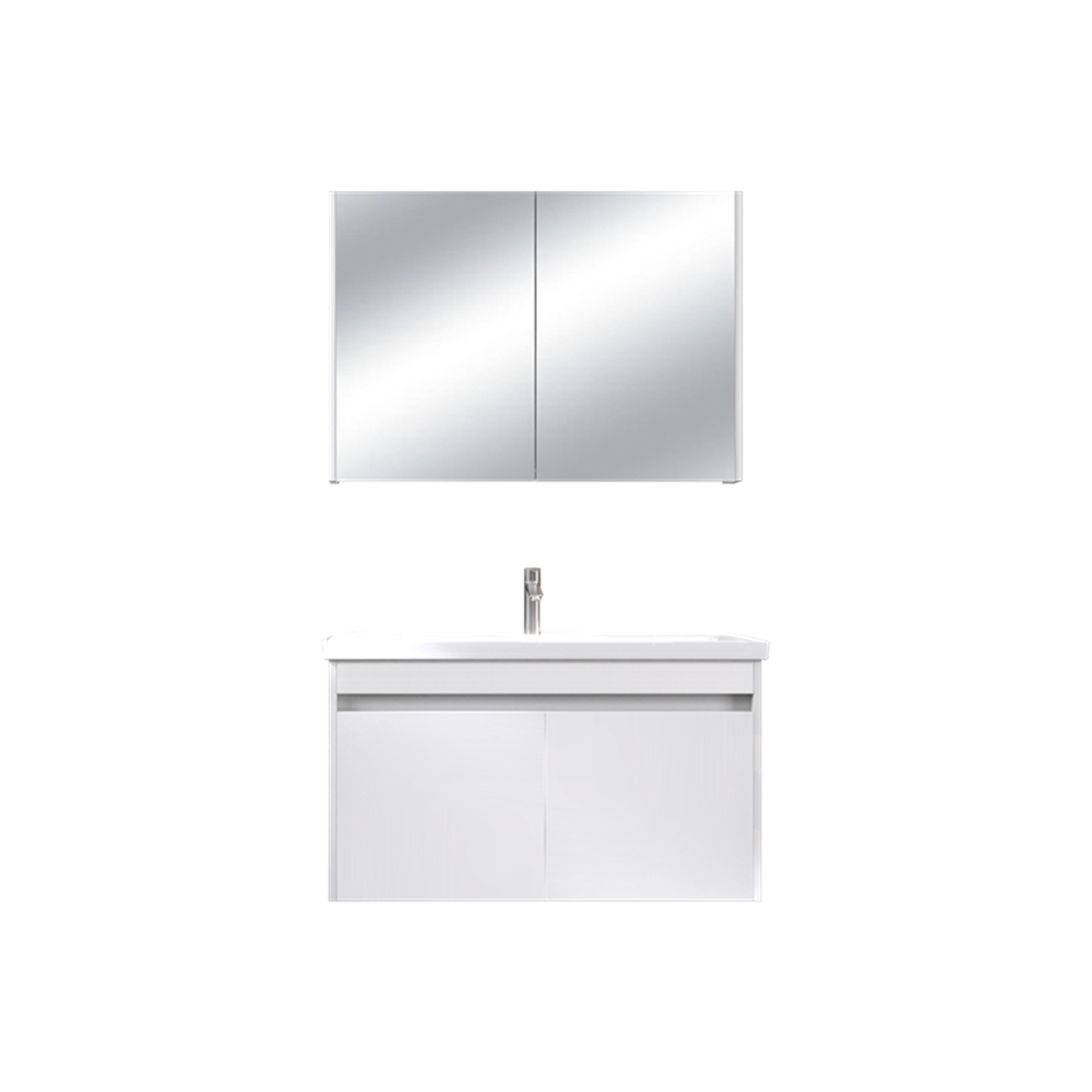 BİANİ BANYO DOLABI BODRUM 100CM MAT BEYAZ