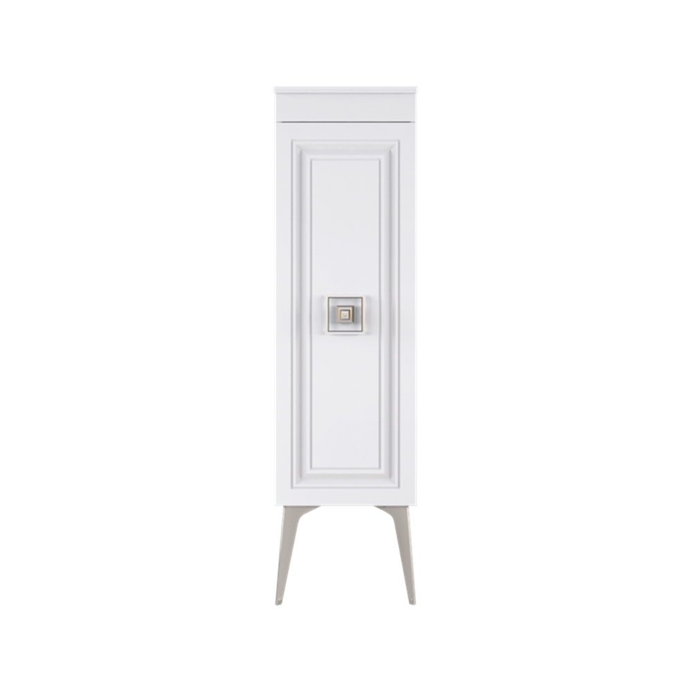 BİANİ BOY DOLABI NİLE ANTIQUE WHITE CHROME