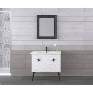 BİANİ BANYO DOLABI COSMOS 90CM ANTIQUE WHİTE
