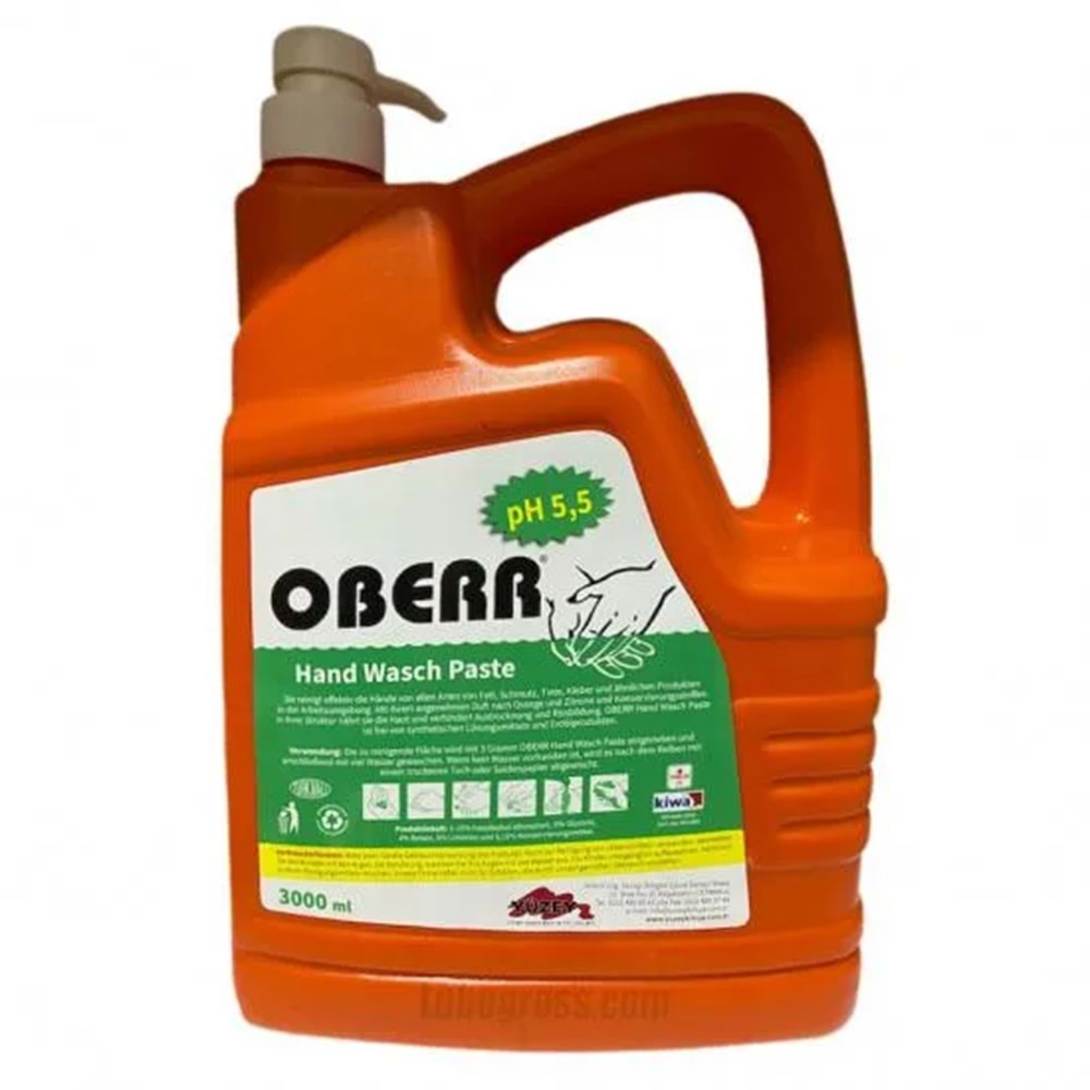 OBERR EL TEMİZLEME KREMİ 3000ML