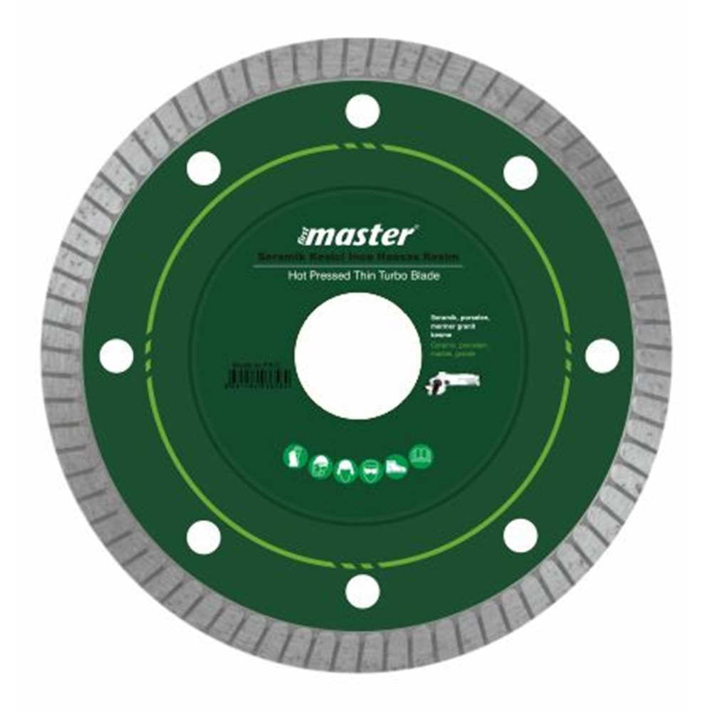 MASTER SERAMİK KESİCİ İNCE 180mm * 1,8mm