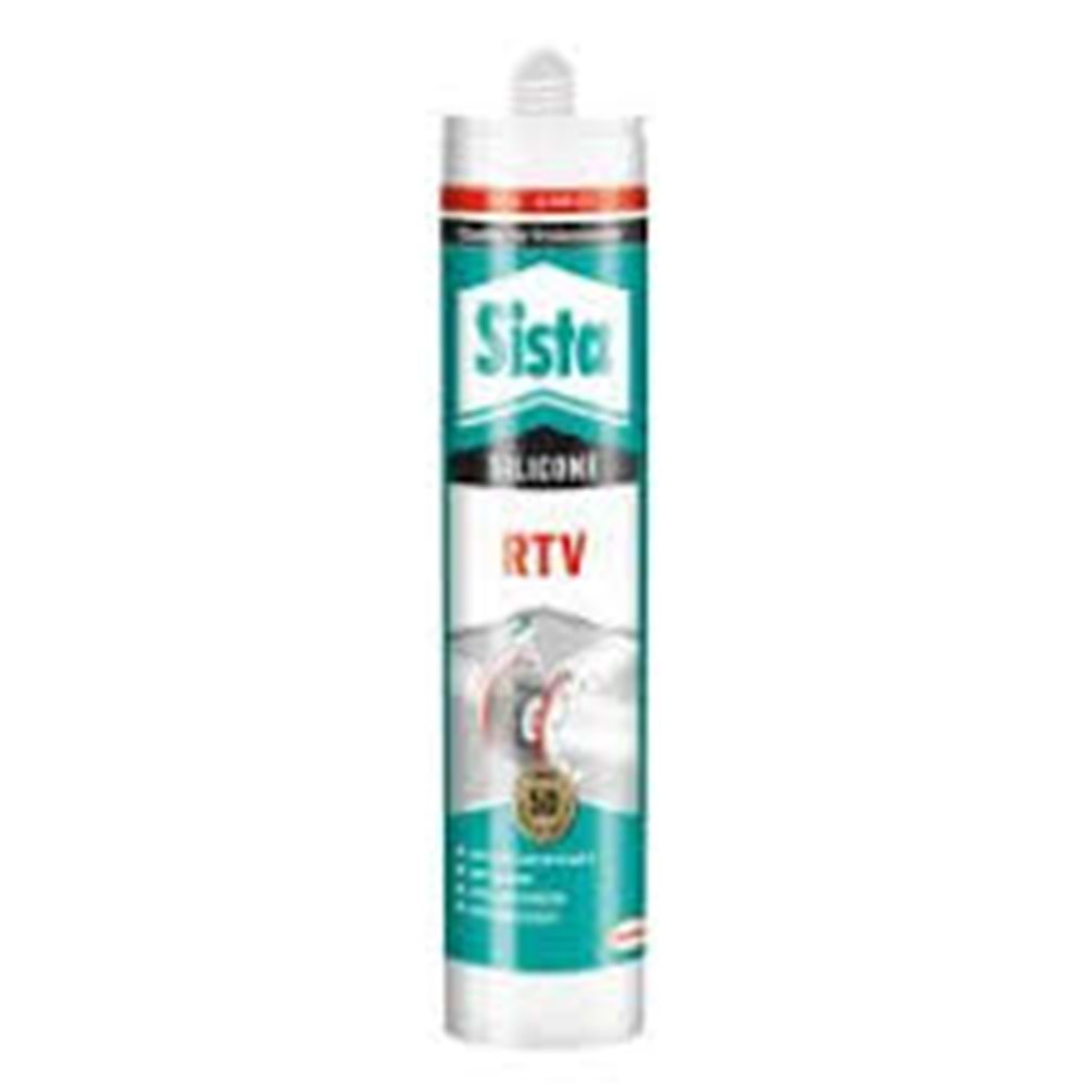 SİSTA RTV 300C SİLİKON KIRMIZI ISIYA DAYANIKLI