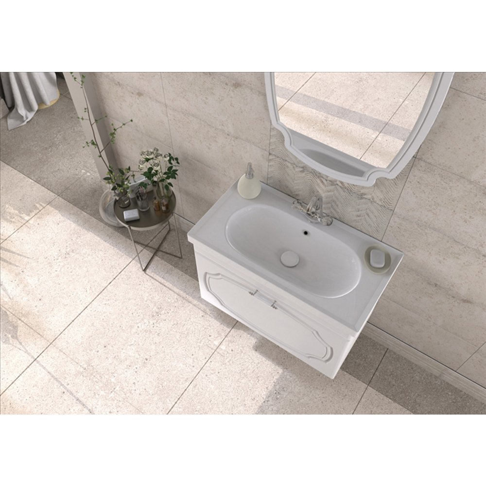 BİANİ BANYO DOLABI HÜNKAR 85CM PARLAK BEYAZ
