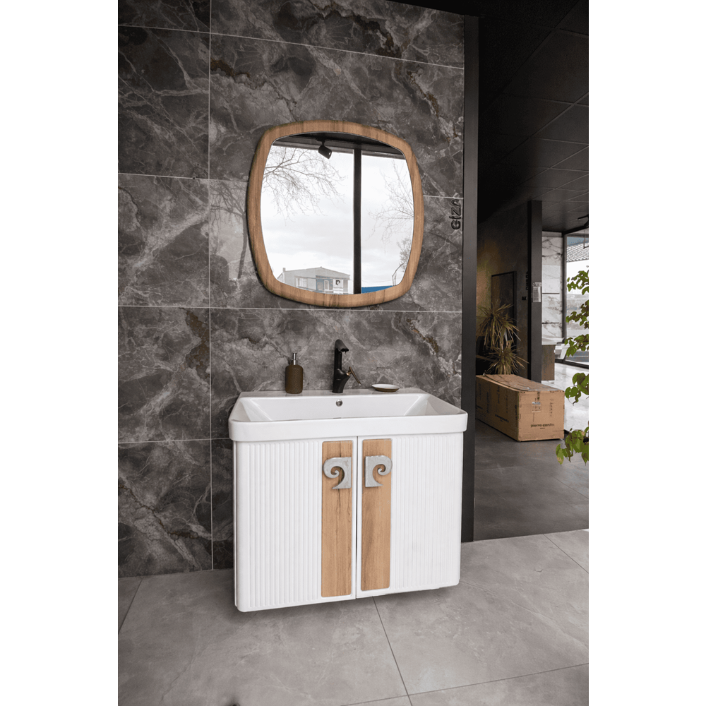 PİERRE CARDİN BANYO DOLABI ABIS 80CM A.WHITE WILLOW