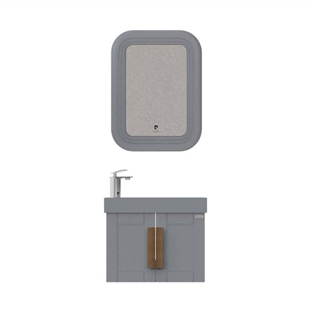 PİERRE CARDİN BANYO DOLABI PIO 65CM MATT ANTHRACITE
