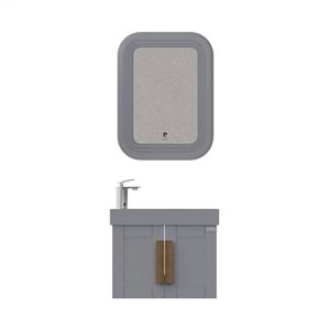 PİERRE CARDİN BANYO DOLABI PIO 65CM MATT ANTHRACITE