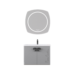 PİERRE CARDİN BANYO DOLABI STAR LED 80CM MATT ANTHRACITE