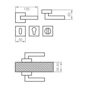 SOFUOĞLU HAZAL KARE ROZETLİ NİKEL SATEN ODA