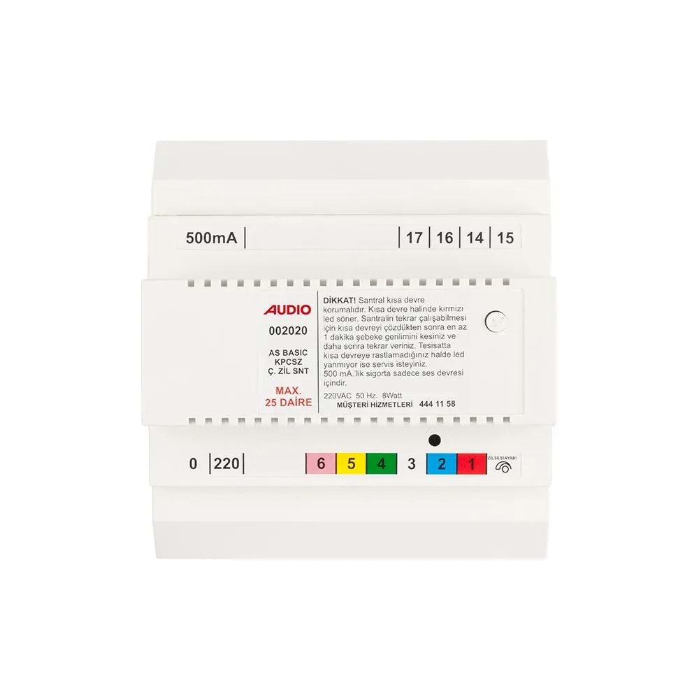 AUDİO ÇİFT ZİLLİ BASİC SANTRAL 202 (002020)