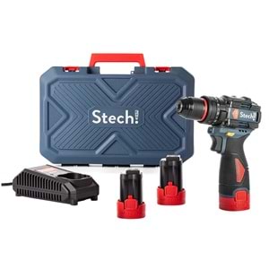 STECH SX17 AKÜLÜ DARBELİ MATKAP 2,0AH (2 AKÜLÜ)