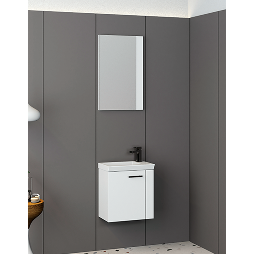 BİANİ BANYO DOLABI MINIBOX 45CM MAT WHİTE