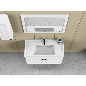 BİANİ BANYO DOLABI SARIYER 100CM ANTIQUE WHITE