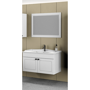 BİANİ BANYO DOLABI SARIYER 100CM ANTIQUE WHITE