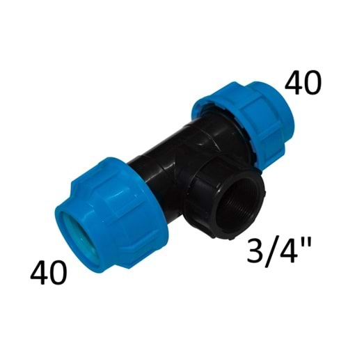 KAPLİN İÇ DİŞLİ İNEGAL TE 40*3/4*40