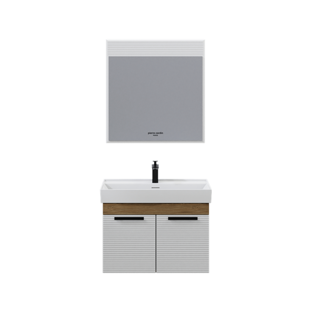 PİERRE CARDİN BANYO DOLABI LILY 80CM ANTIQUE WHITE